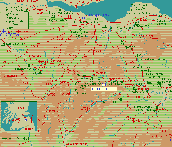 Glen House Map
